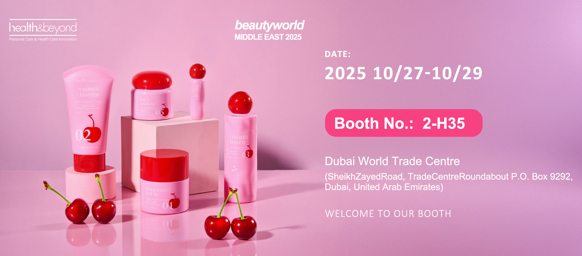 Health&Beyond invites you to Beautyworld Middle East 2025 Health&Beyond invites you to Beautyworld Middle East 2025