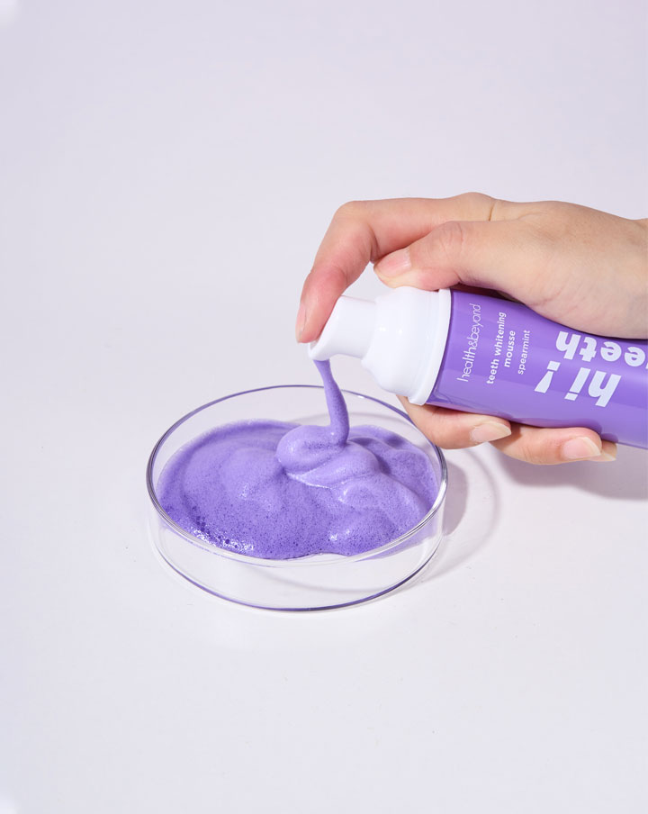 teeth whitening mousse